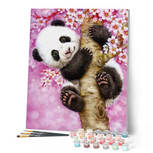 Load image into Gallery viewer, paint by numbers | Baby Panda | animals intermediate pandas | FiguredArt