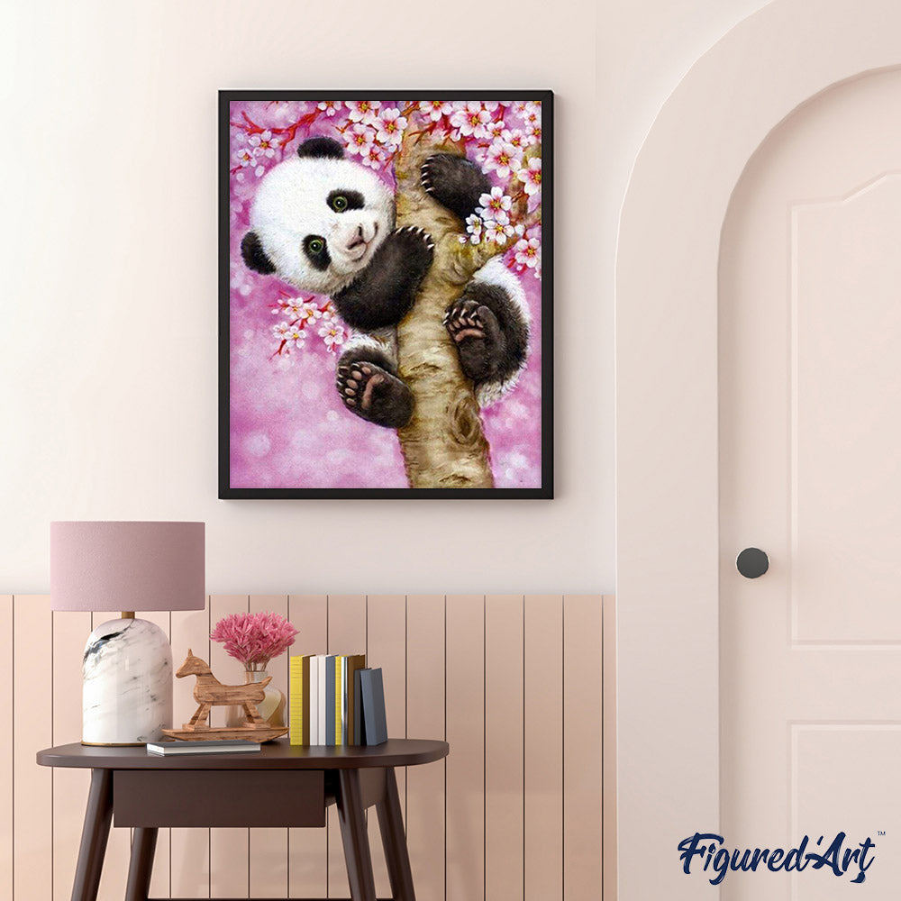 paint by numbers | Baby Panda | animals intermediate pandas | FiguredArt