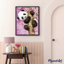 Load image into Gallery viewer, paint by numbers | Baby Panda | animals intermediate pandas | FiguredArt