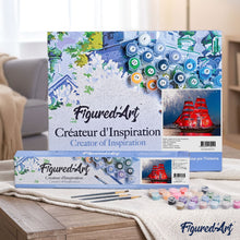 Load image into Gallery viewer, paint by numbers | Red Sailboat | intermediate ships and boats | FiguredArt