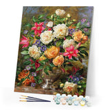 paint by numbers | Flowers All colors | advanced flowers | FiguredArt