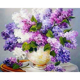 paint by numbers | Colorful Lavender | flowers intermediate | FiguredArt