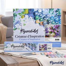 Load image into Gallery viewer, paint by numbers | Colorful Lavender | flowers intermediate | FiguredArt