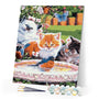 paint by numbers | Cats looking at a Bird | animals cats easy | FiguredArt