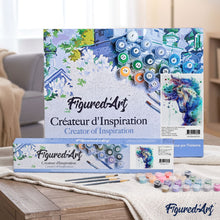 Load image into Gallery viewer, paint by numbers | Horse in Blue | animals easy horses | FiguredArt
