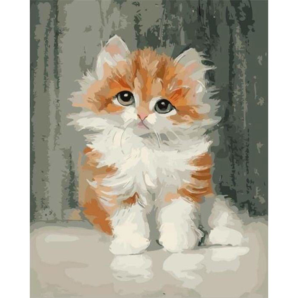 paint by numbers | Cute Little Cat | animals cats easy | FiguredArt