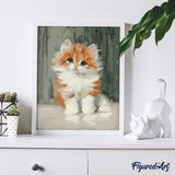 paint by numbers | Cute Little Cat | animals cats easy | FiguredArt