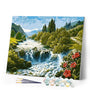 paint by numbers | Waterfall | intermediate landscapes | FiguredArt