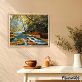 paint by numbers | Clear River in the Forest | advanced landscapes | FiguredArt