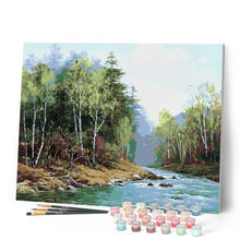 Load image into Gallery viewer, paint by numbers | Spring River | advanced landscapes | FiguredArt
