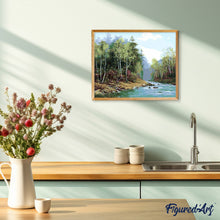 Load image into Gallery viewer, paint by numbers | Spring River | advanced landscapes | FiguredArt