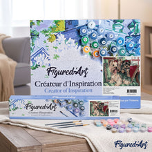 Load image into Gallery viewer, paint by numbers | Yorkshire terriers on Sofa | animals dogs intermediate | FiguredArt