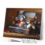 paint by numbers | Teddy Bears | bears intermediate | FiguredArt
