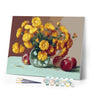 paint by numbers | Vase with Sunflowers and Apples | easy flowers | FiguredArt