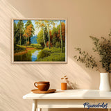 paint by numbers | Wild River Waterfall | advanced landscapes | FiguredArt