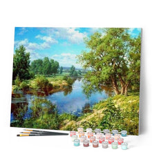 Load image into Gallery viewer, paint by numbers | River Landscape | advanced landscapes | FiguredArt