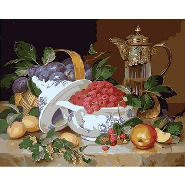 paint by numbers | Classical Fruits | easy kitchen | FiguredArt