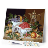 paint by numbers | Classical Fruits | easy kitchen | FiguredArt