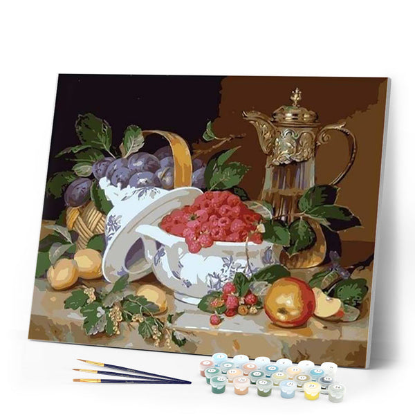 paint by numbers | Classical Fruits | easy kitchen | FiguredArt