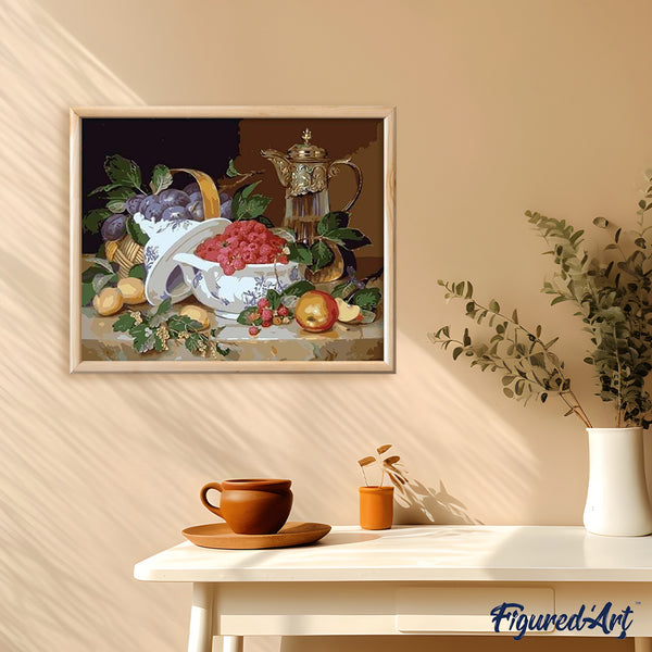 paint by numbers | Classical Fruits | easy kitchen | FiguredArt