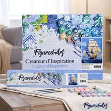 Load image into Gallery viewer, paint by numbers | Boat and Seagulls | advanced ships and boats | FiguredArt