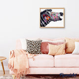 paint by numbers | Zebra with Colors | animals easy zebras | FiguredArt