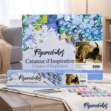 Load image into Gallery viewer, paint by numbers | Two dogs playing | animals dogs intermediate | FiguredArt
