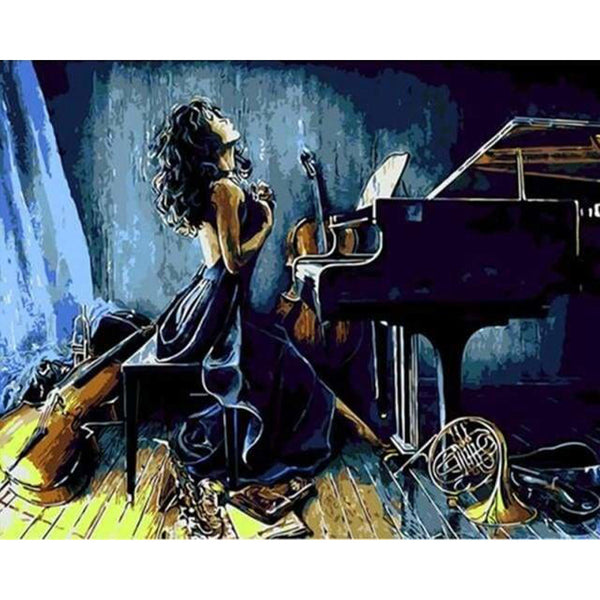 paint by numbers | Talented Pianist | advanced dance | FiguredArt