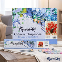 Load image into Gallery viewer, paint by numbers | Red Flowers | advanced flowers | FiguredArt