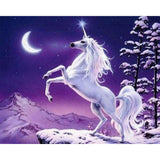 paint by numbers | Unicorn and Moon | advanced animals unicorns | FiguredArt