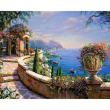 paint by numbers | Lake view in Summer | intermediate landscapes | FiguredArt