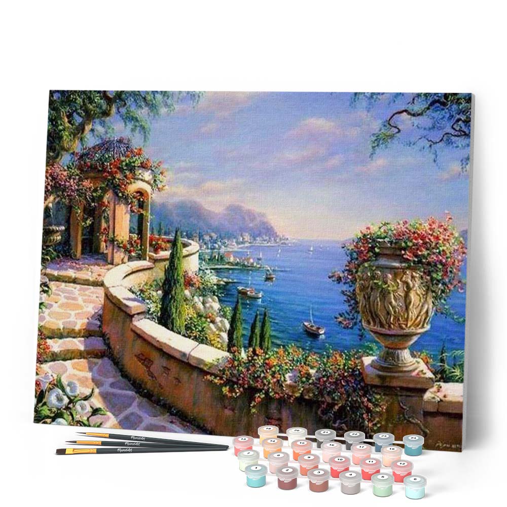 Paint by numbers - Lake view in Summer – Figured'Art