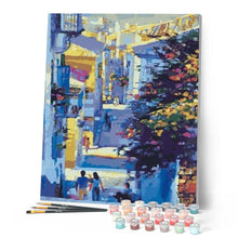 Load image into Gallery viewer, paint by numbers | Street in South City | advanced cities | FiguredArt