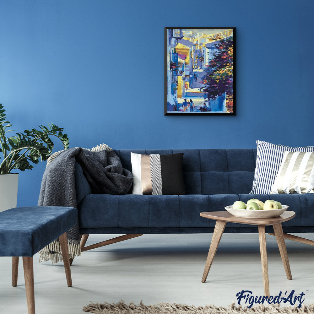 paint by numbers | Street in South City | advanced cities | FiguredArt