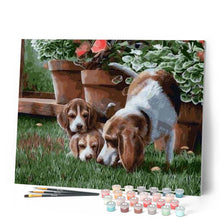 Load image into Gallery viewer, paint by numbers | Tree Dogs | advanced animals dogs | FiguredArt