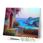 paint by numbers | Seaside in Greece | advanced landscapes | FiguredArt