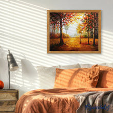Load image into Gallery viewer, paint by numbers | Forest in Autumn | advanced landscapes | FiguredArt