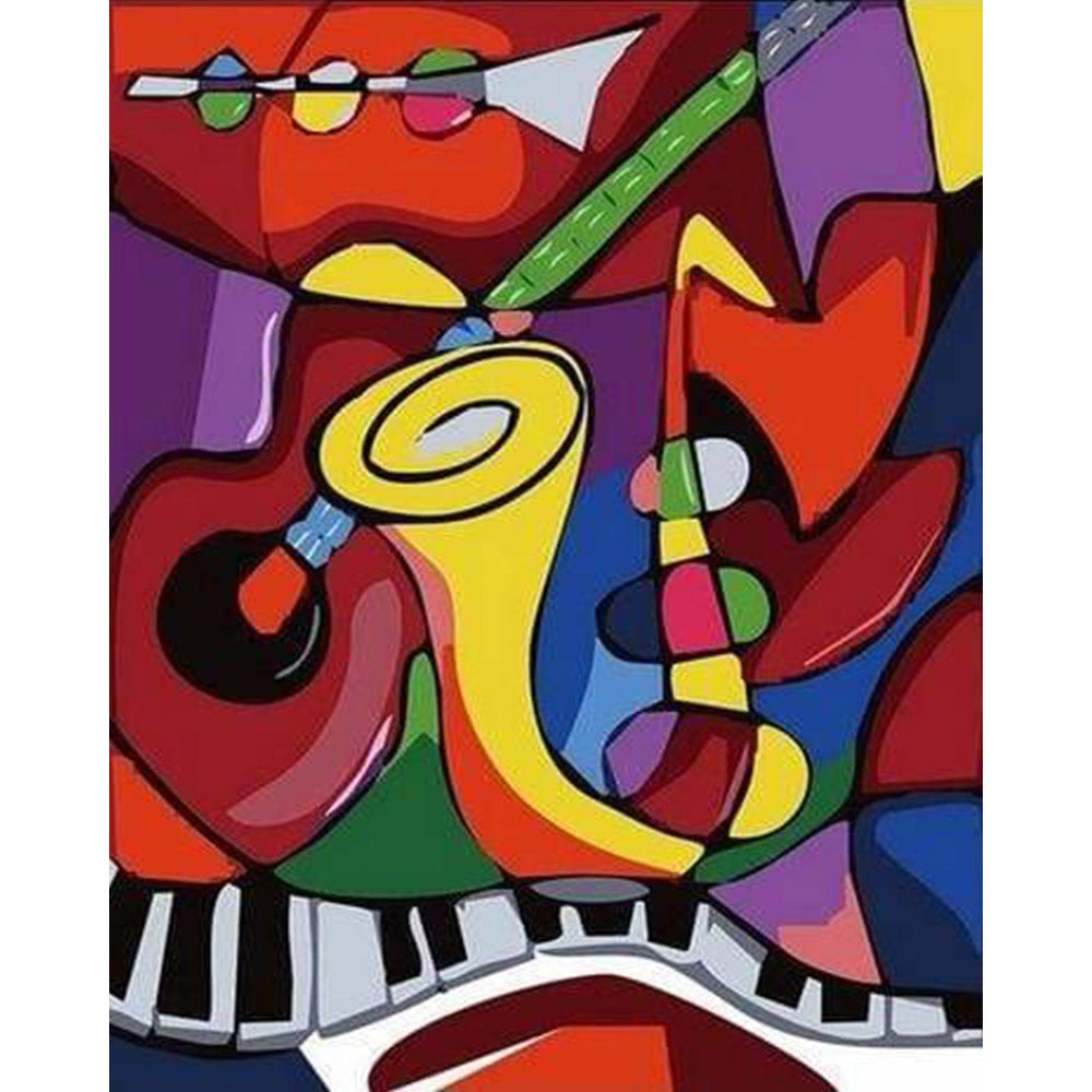 絵画 JAZZ ART Paint by numbers - Jazz Band – Figured'Art
