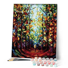 Load image into Gallery viewer, paint by numbers | In the Woods | intermediate landscapes trees | FiguredArt