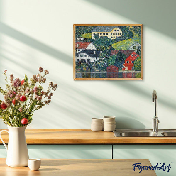paint by numbers | Village Memory | advanced landscapes | FiguredArt