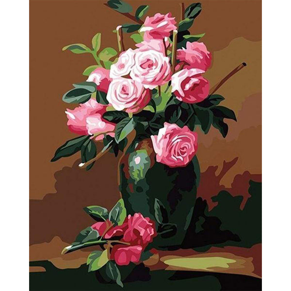 paint by numbers | Fragrance of Roses | easy landscapes | FiguredArt