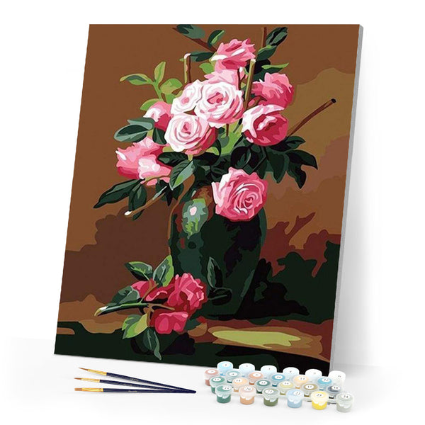 paint by numbers | Fragrance of Roses | easy landscapes | FiguredArt