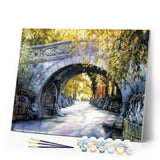 paint by numbers | Under the Bridge | advanced landscapes trees | FiguredArt