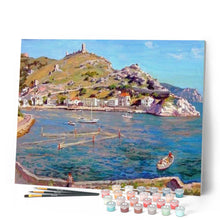 Load image into Gallery viewer, paint by numbers | Summer Seascape | advanced landscapes | FiguredArt