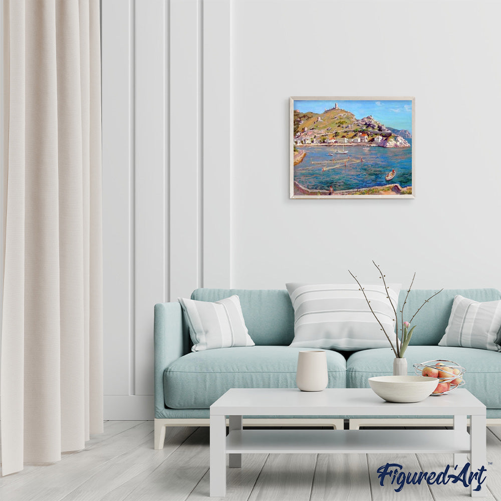 paint by numbers | Summer Seascape | advanced landscapes | FiguredArt