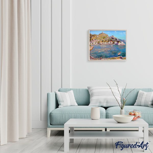 paint by numbers | Summer Seascape | advanced landscapes | FiguredArt