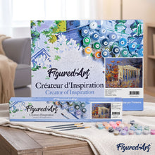 Load image into Gallery viewer, paint by numbers | Leaves and Old Building | cities intermediate romance | FiguredArt