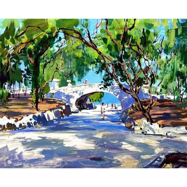 paint by numbers | Shadow during Summer | advanced cities | FiguredArt