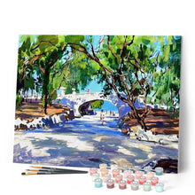 Load image into Gallery viewer, paint by numbers | Shadow during Summer | advanced cities | FiguredArt