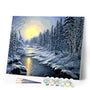paint by numbers | Snowy Forest | advanced landscapes | FiguredArt